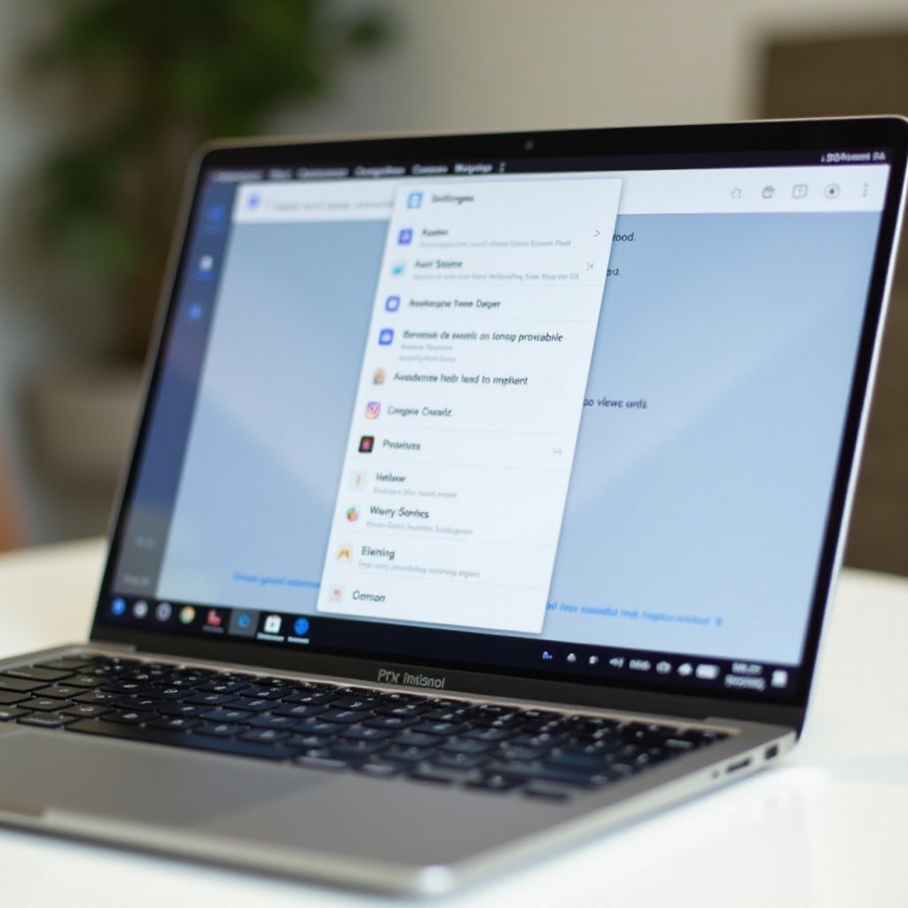 จะหาการตั้งค่าใน messenger บน chromebook ของฉันได้ที่ไหน