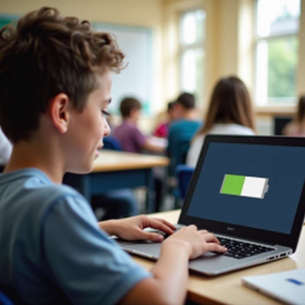 okul chromebook pili nasıl kaydedilir