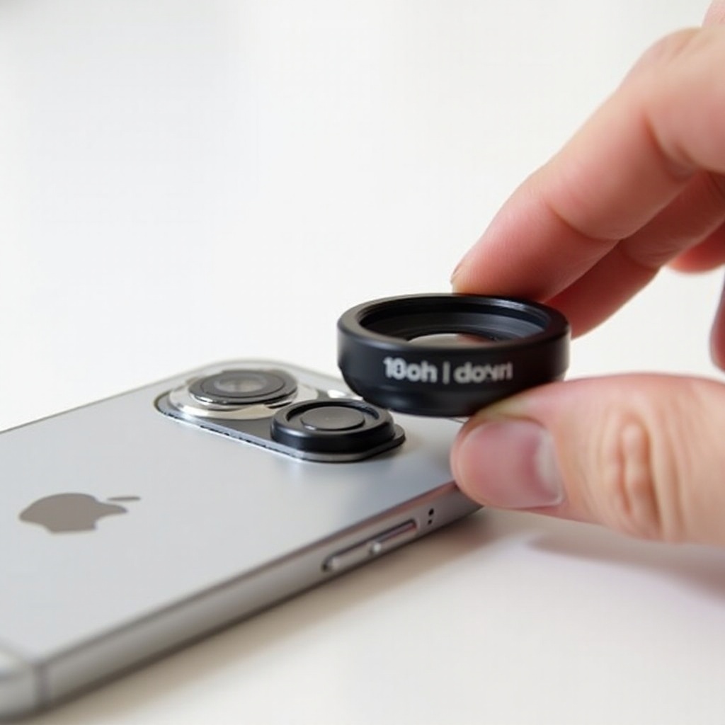 pasang lensa kamera ke iphone