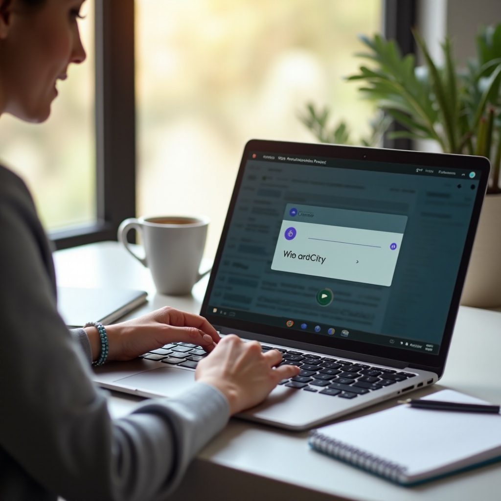 web sitesinde Chromebook için kelime bulucu kısayolu