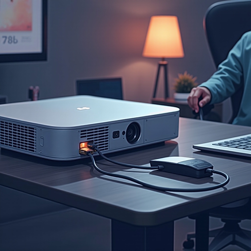 컴퓨터를 프로젝터에 연결하는 방법