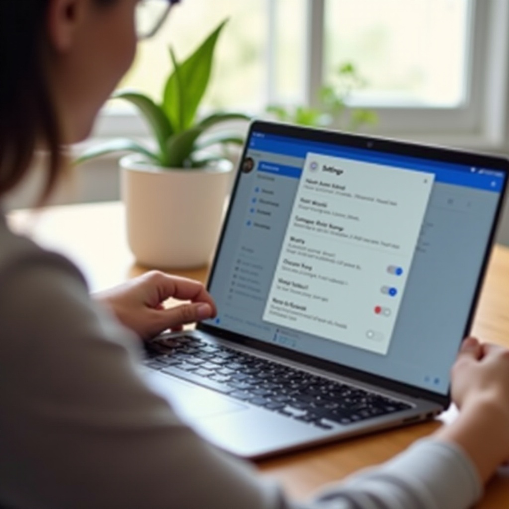 Chromebook'umda Messenger'da ayarları nerede bulabilirim