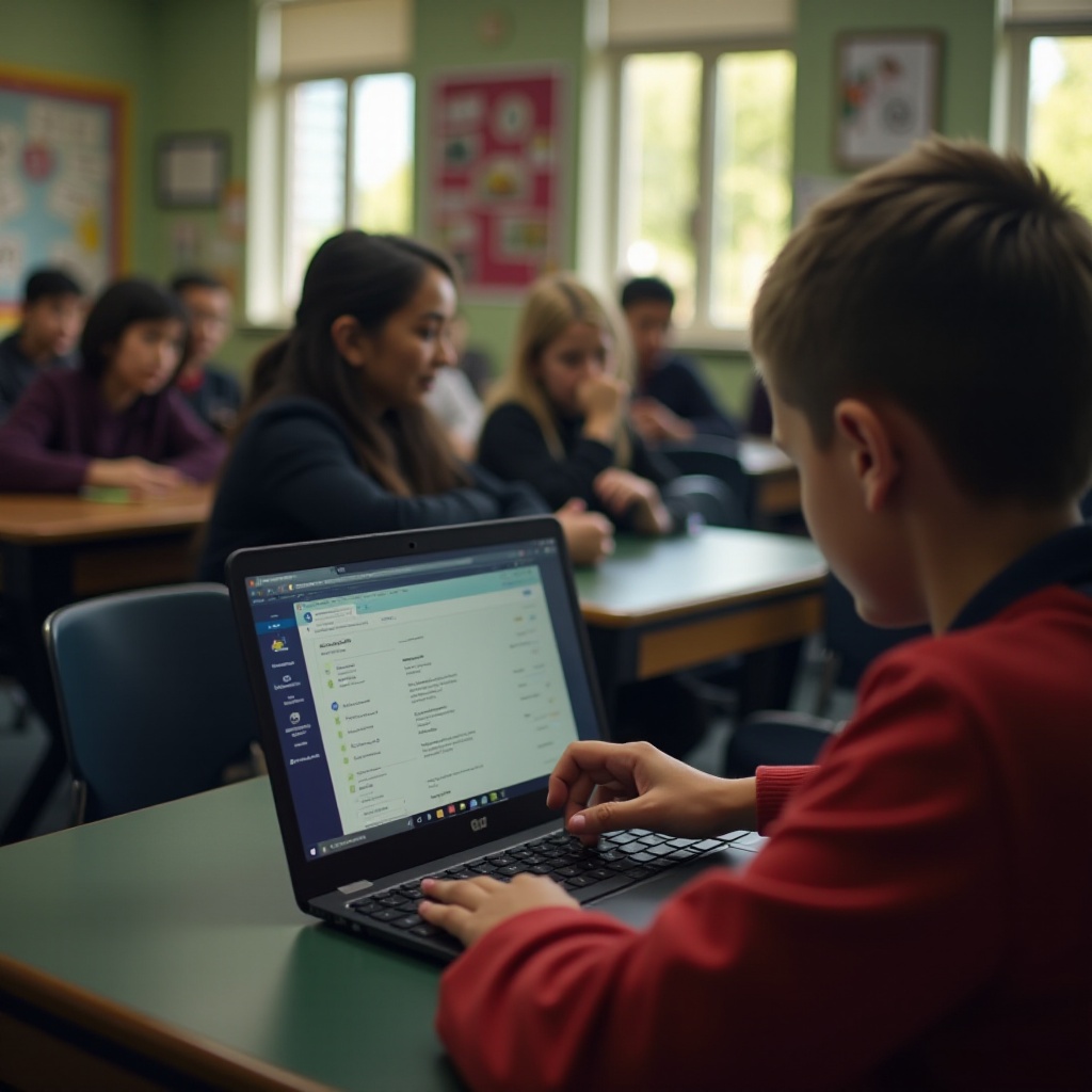 วิธีประหยัดแบตเตอรี่ Chromebook ของโรงเรียน
