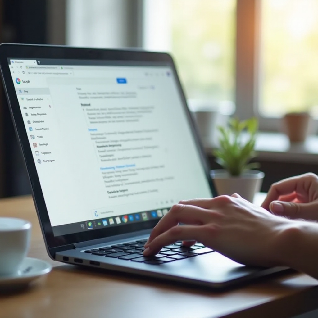 jalan pintas pencari kata Chromebook di situs web
