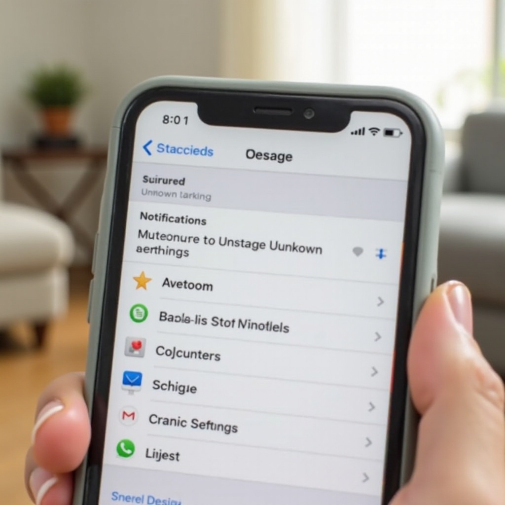 아이폰에서 알 수 없는 문자를 무음으로 설정하는 방법