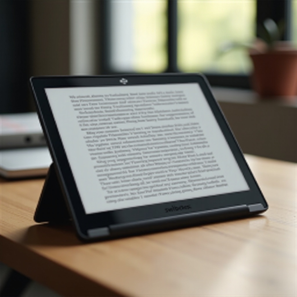 tablet e-ink pembaca elektronik yang memungkinkan penjelajahan pihak ketiga