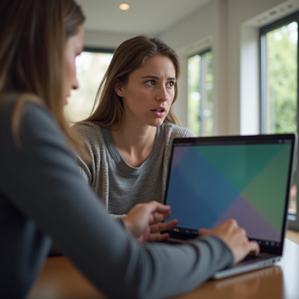 Mengapa Chromebook saya menjadi buram?