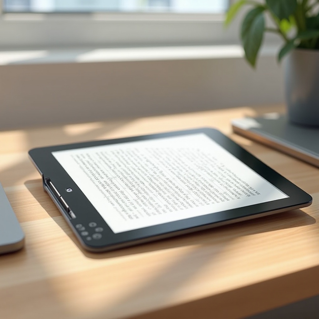 tablet e-ink pembaca elektronik yang memungkinkan penjelajahan pihak ketiga