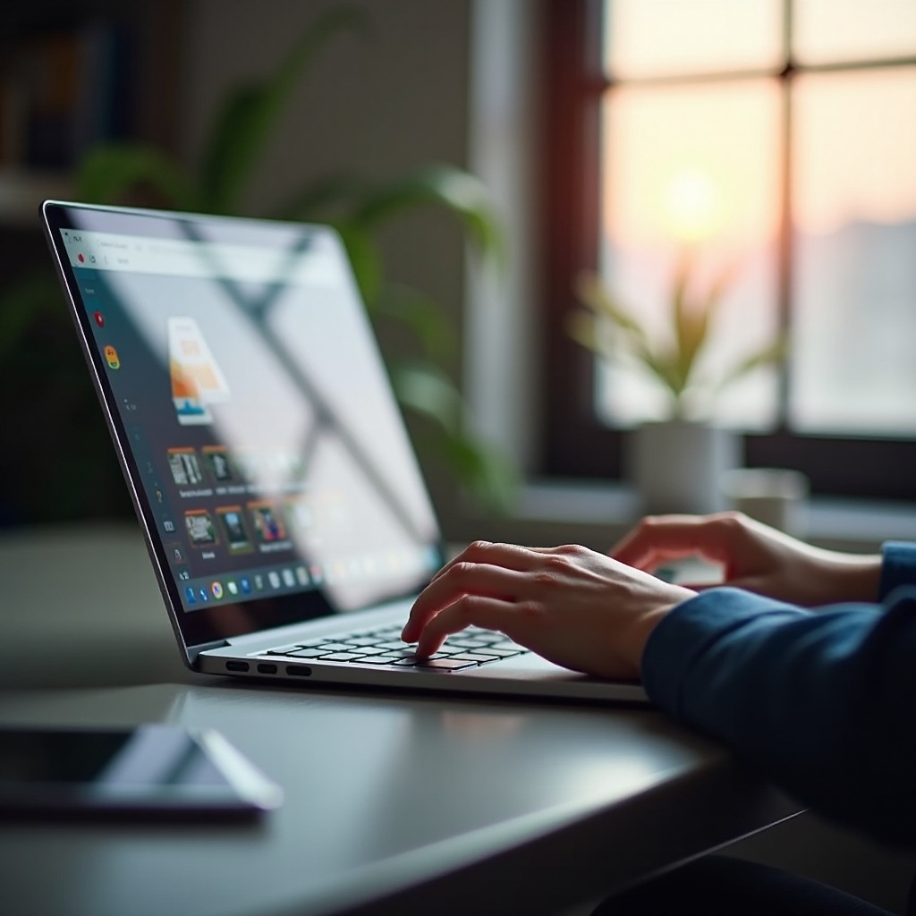 Chromebookで画像をダウンロードする方法