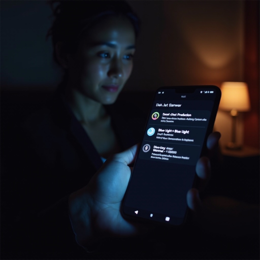 mode malam di ponsel samsung