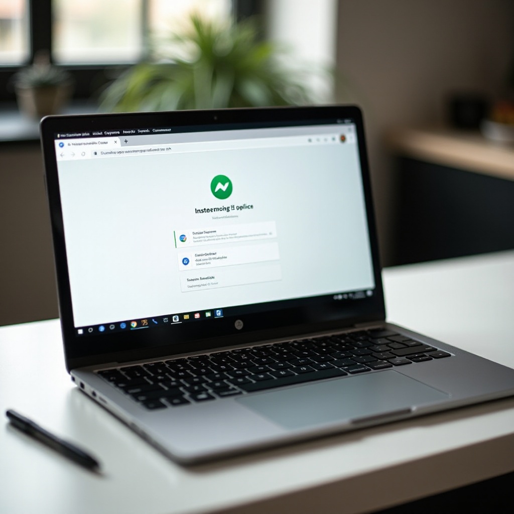 จะหาการตั้งค่าใน messenger บน chromebook ของฉันได้ที่ไหน