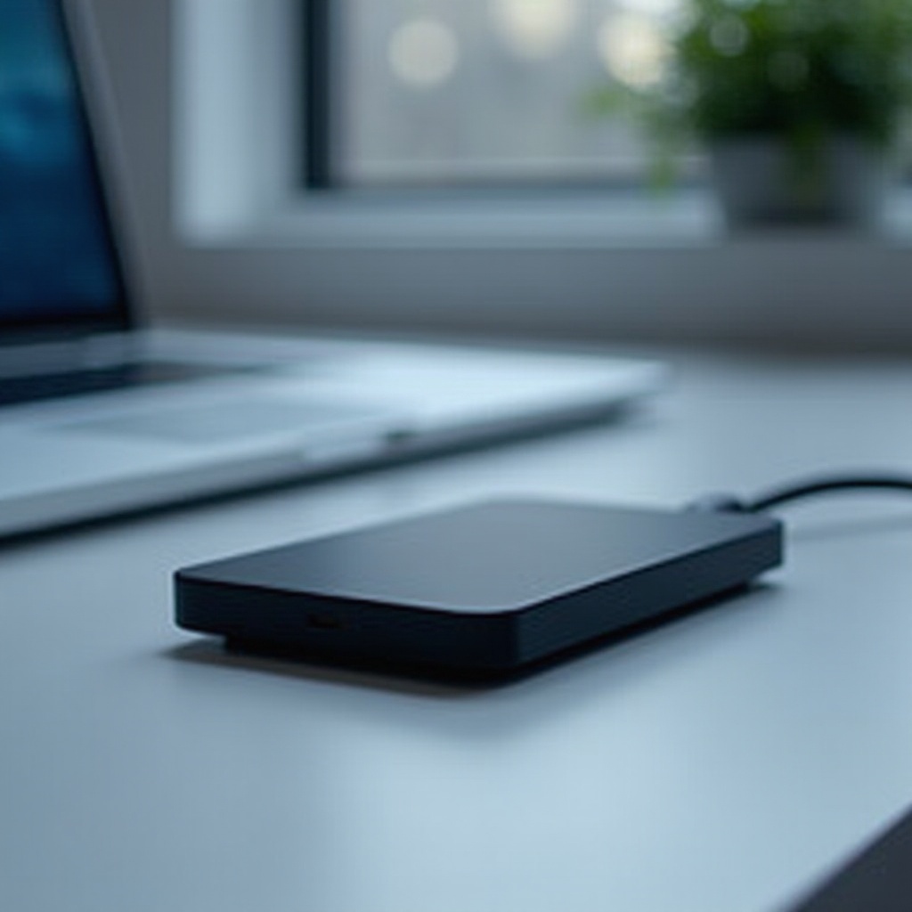 ฮาร์ดดิสก์แบบพกพาพร้อมการป้องกันด้วยรหัสผ่าน