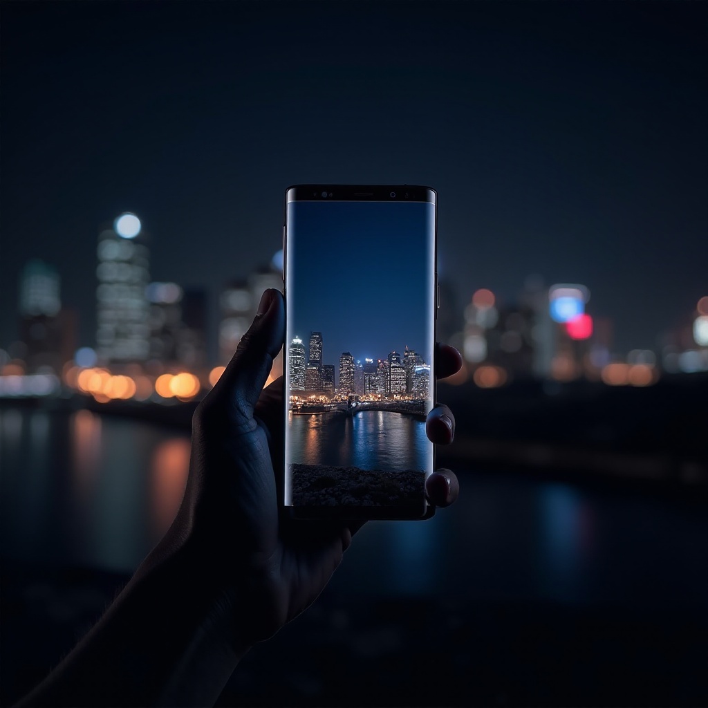 samsung telefonda gece modu