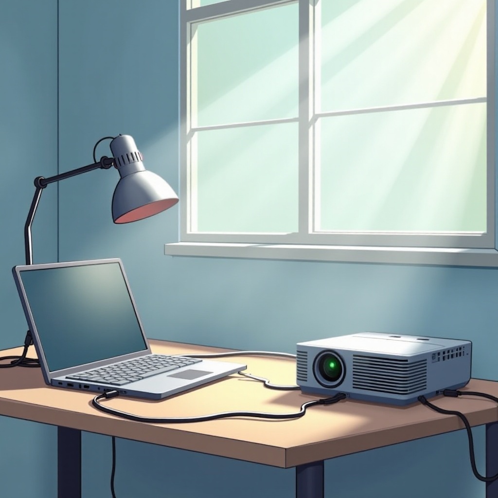 วิธีเชื่อมต่อคอมพิวเตอร์กับโปรเจคเตอร์